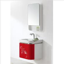 皇家唯一 现代挂墙式 实木陶瓷台盆一体浴室柜 含镜柜  Z-HB0-018-PG
