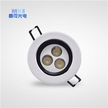 曼可光电 LED 琦明系列 条纹防眩天花灯 Z-QM0203