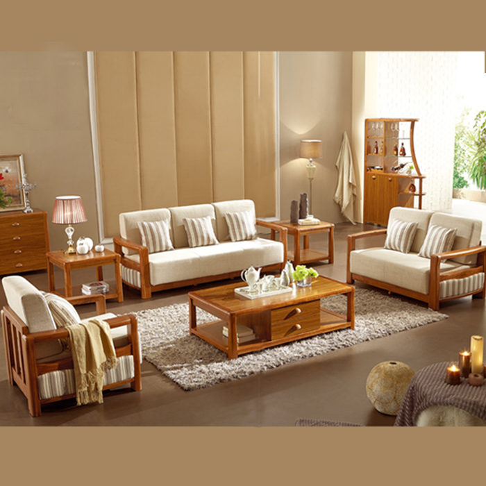 财盛慕尚系列 新中式客厅家具 组合布艺沙发 z-ms